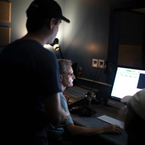 Instructor Walter Clissen teaching students Pro Tools for Audio Post Production.